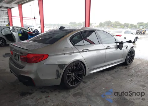 2020 BMW M5 Competition из США, поврежденный, VIN WBSJF0C01LB448795